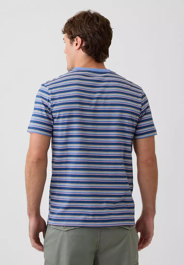 Everyday Soft Stripe Crew Neck T-Shirt