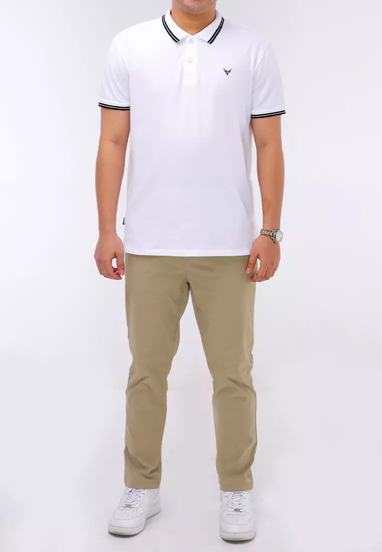 Collared Waffle Tee Short Sleeve