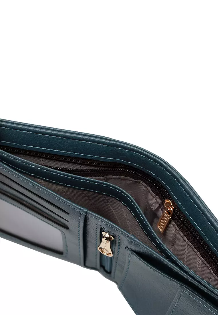 Women's Short Wallet / Purse - Blue