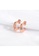 Air Jewellery gold Luxurious Circle With Diamond Earring In Rose Gold 25E17AC386C30CGS_4