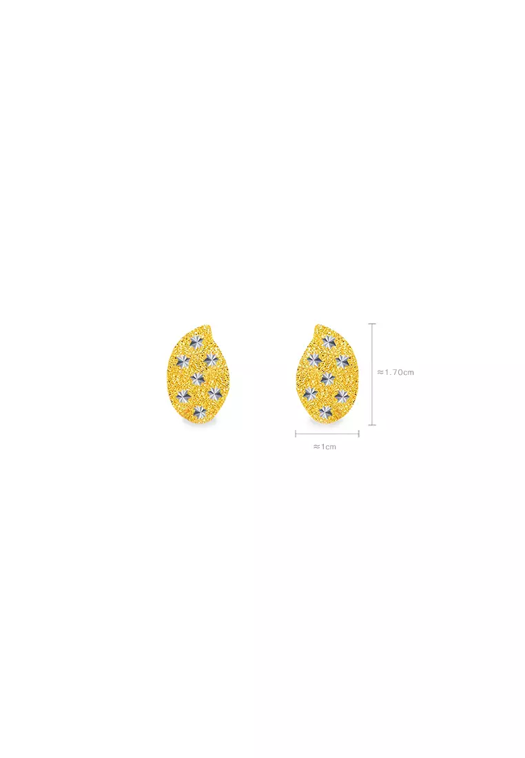 375/9K Gold Clip Earrings S205
