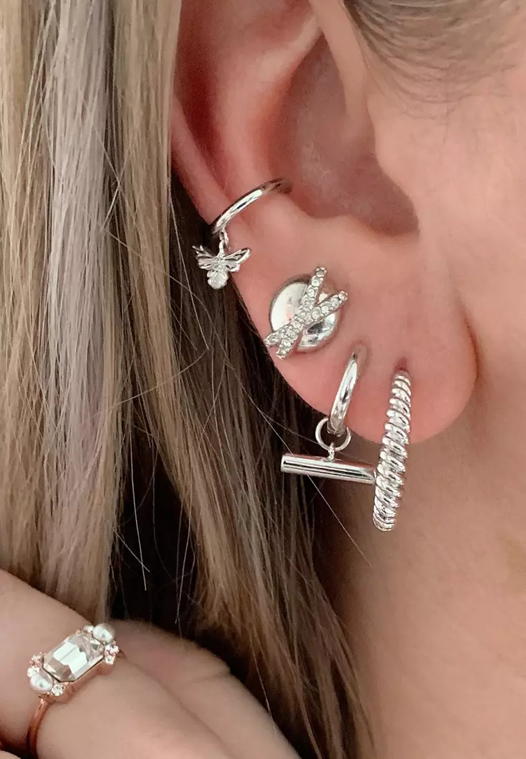 Olivia burton deals bee earrings silver