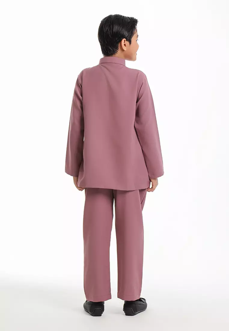 Alain Delon Baju Melayu Cekak Musang Budak - 19026501-71WistfulMauve
