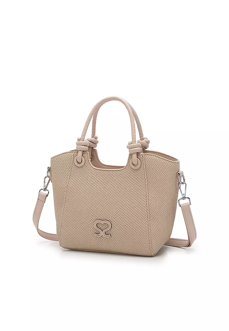 Women's Top Handle Bag / Sling Bag / Crossbody Bag / Shoulder Bag (Tas Tangan Wanita / Tas Selempang Wanita / Tas Bahu Wanita) - Cokelat