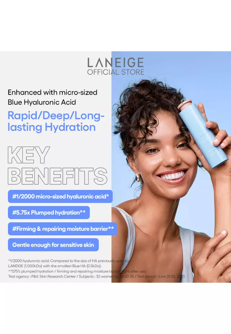 [New Packaging] Laneige Water Bank Blue Hyaluronic Serum 50ml - Intensive Hydrating Serum, Replenishes Moisture in Tired Skin, Repair Damaged Skin Barrier​