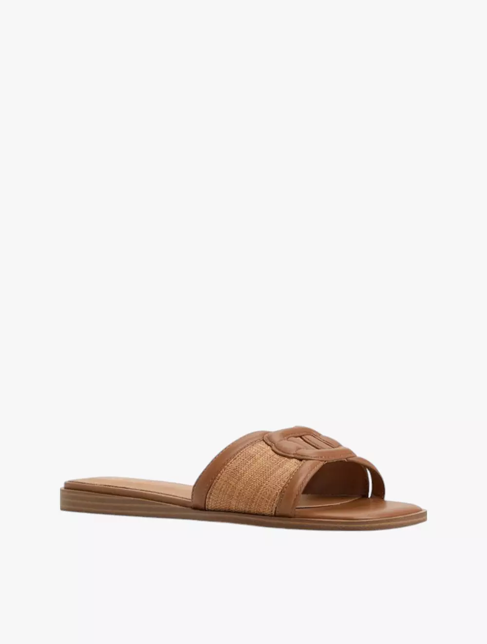 Jual ALDO ALDO Liaudin Women's Flat Sandals Dark Brown Original
