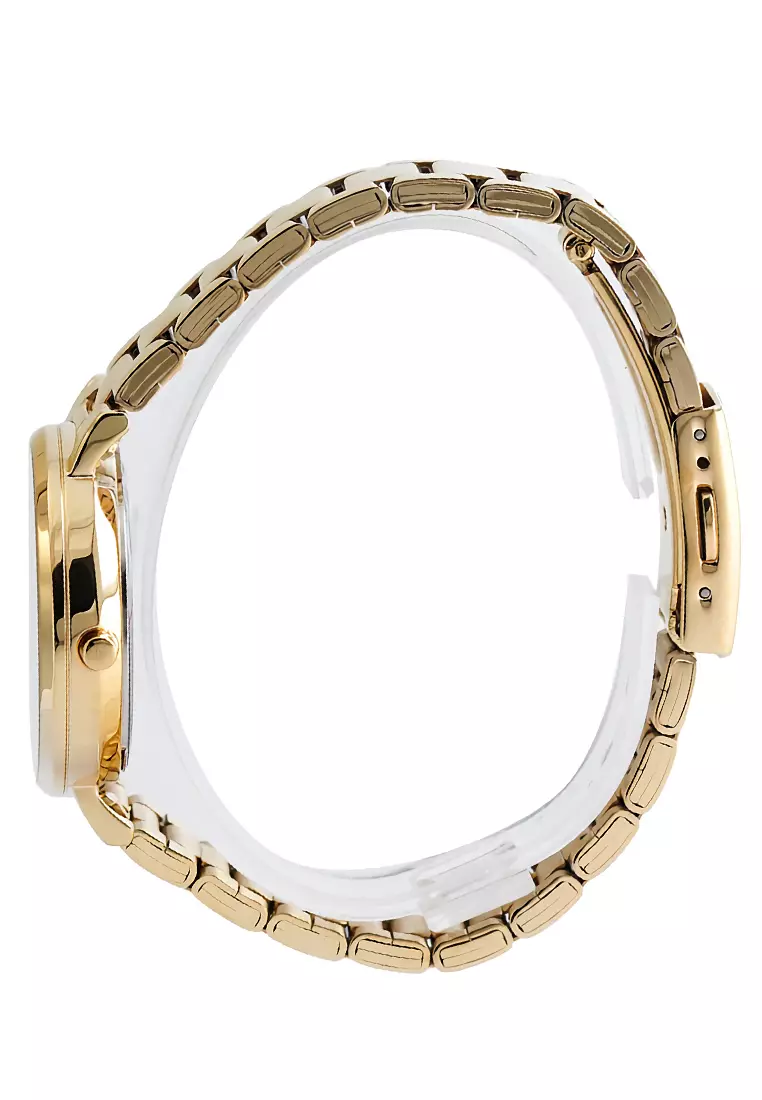 Alba Fashion - Jam Tangan Analog Wanita - Gold - Stainless Steel Bracelet - AG8M72X1