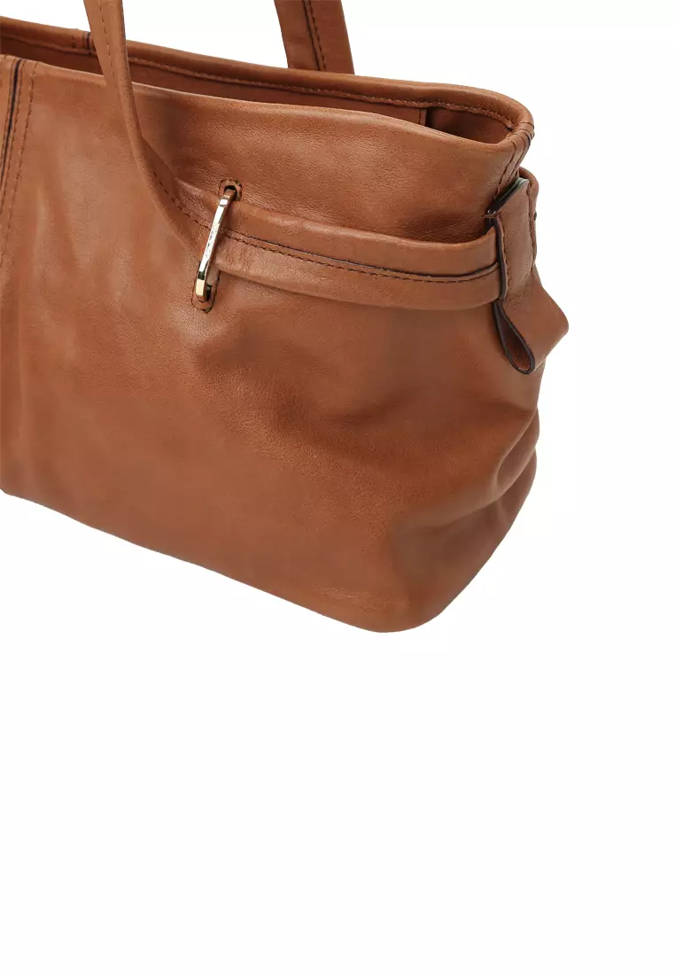 Empiricism Baguette 單肩袋 - 焦糖