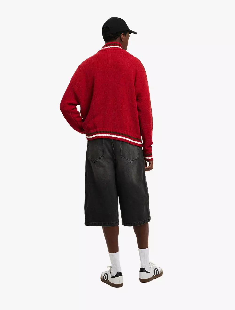 Cotton On - DENIM - Super Baggy Jort - Y2K WASHED BLACK