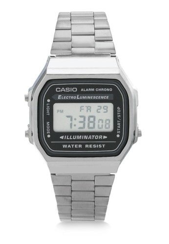 Jual Casio Casio Jam Tangan Silver Black Stainless Steel A168wgg 1adf Original Zalora Indonesia