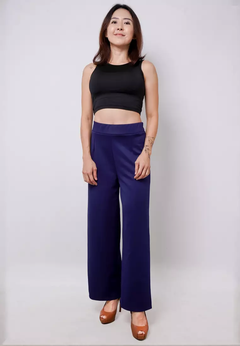 LTE19 TDLA CRTK Crop Tanktop Casual Wanita Polos Black