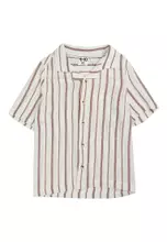 Chestnut/Vanilla Block Stripe