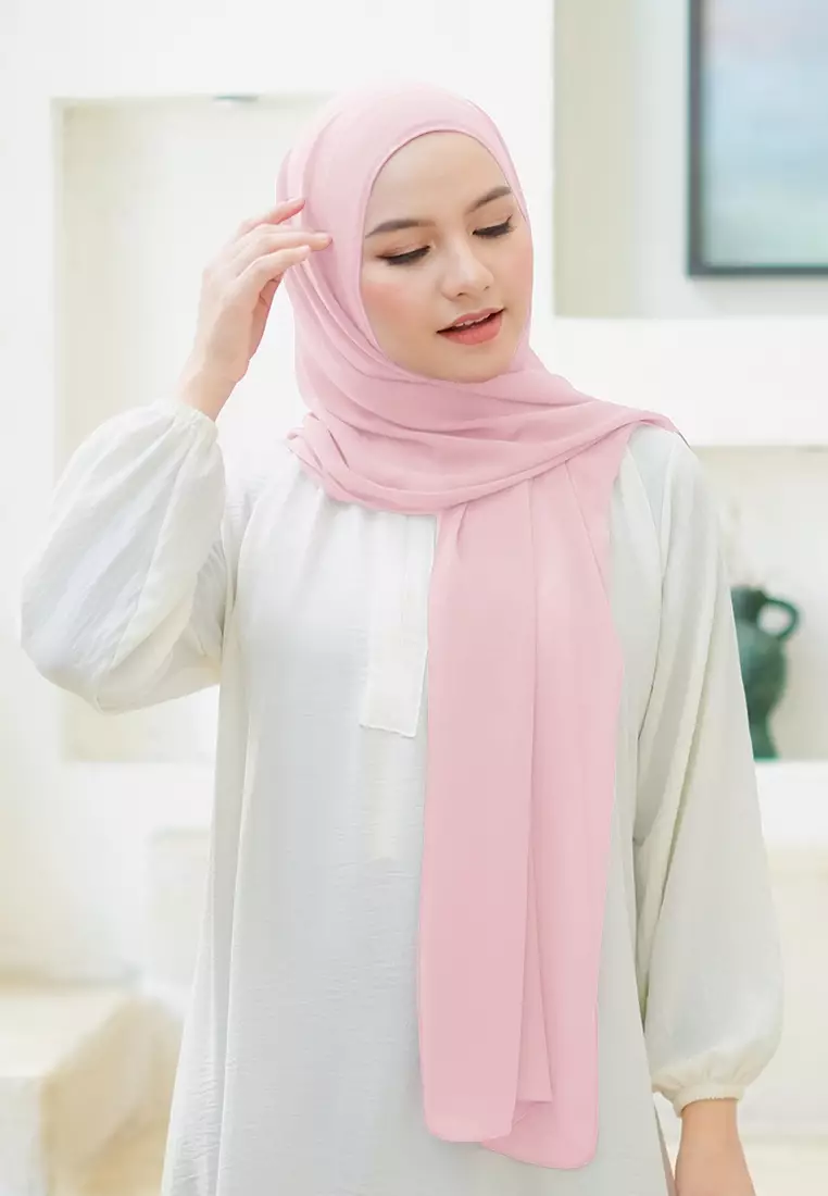 HIJAB INSTAN LATIFA - BABY PINK
