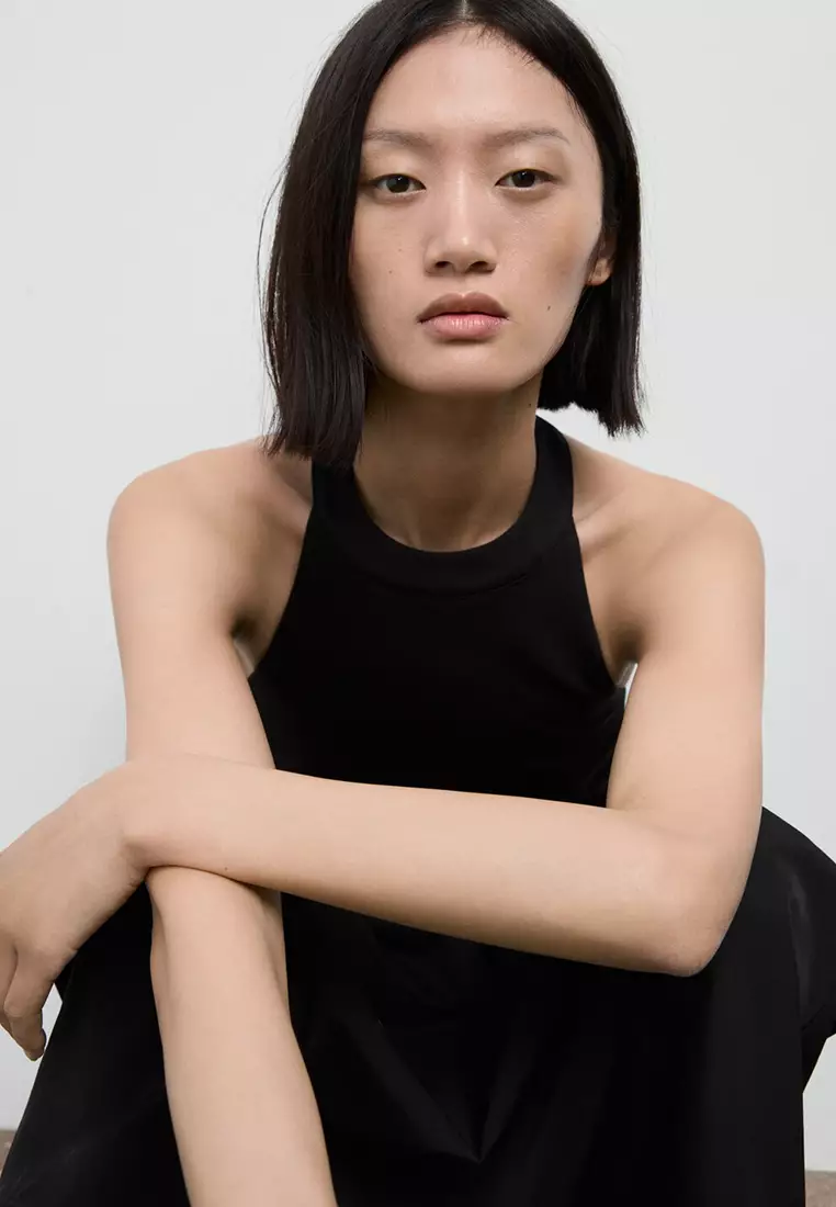 Halter Top With Low-Cut Back