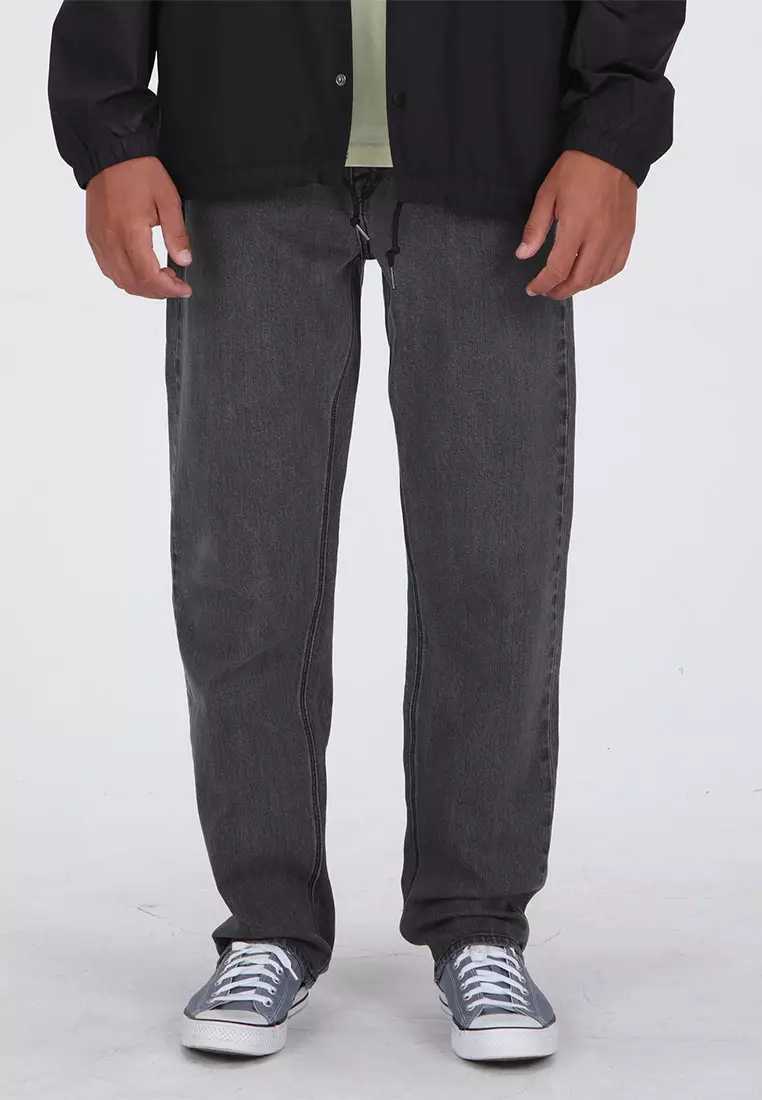 Jual Volcom MLD SOLVER MODERN FIT JEANS NEUTRAL GREY Original 2025