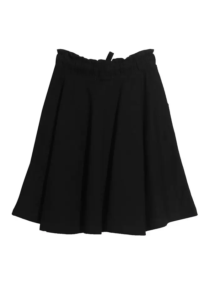 Black jersey outlet flare skirt