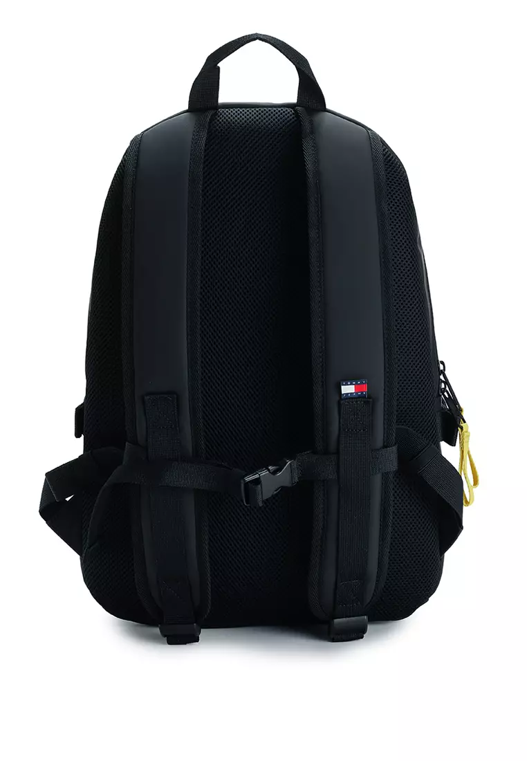 Rubberised Logo Double Zip Backpack - Tommy Jeans