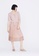 Hopeshow pink Pleated Mesh Midi Skirt D6599AA9547FD3GS_2