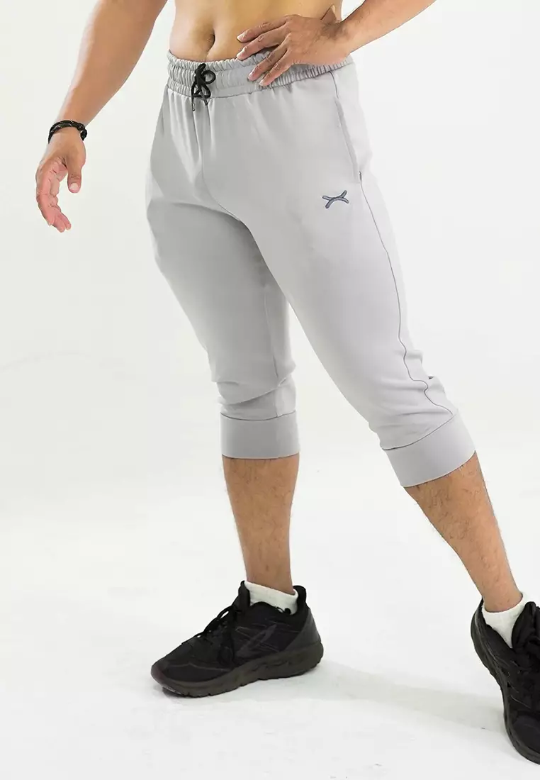Jogger Pants 3/4 Stretch FastTrack series Grey