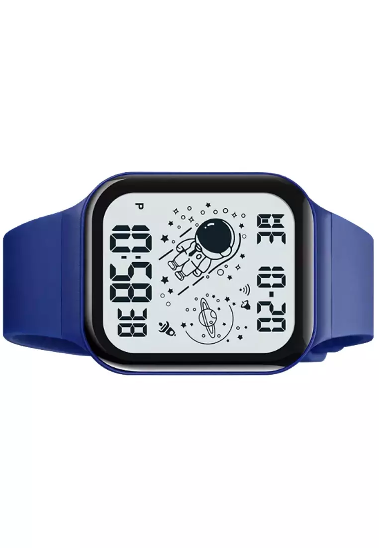 Jam Tangan Digital Pria Waterproof Many Function Strap Tali Material PU Silicone IR29 ORIGINAL