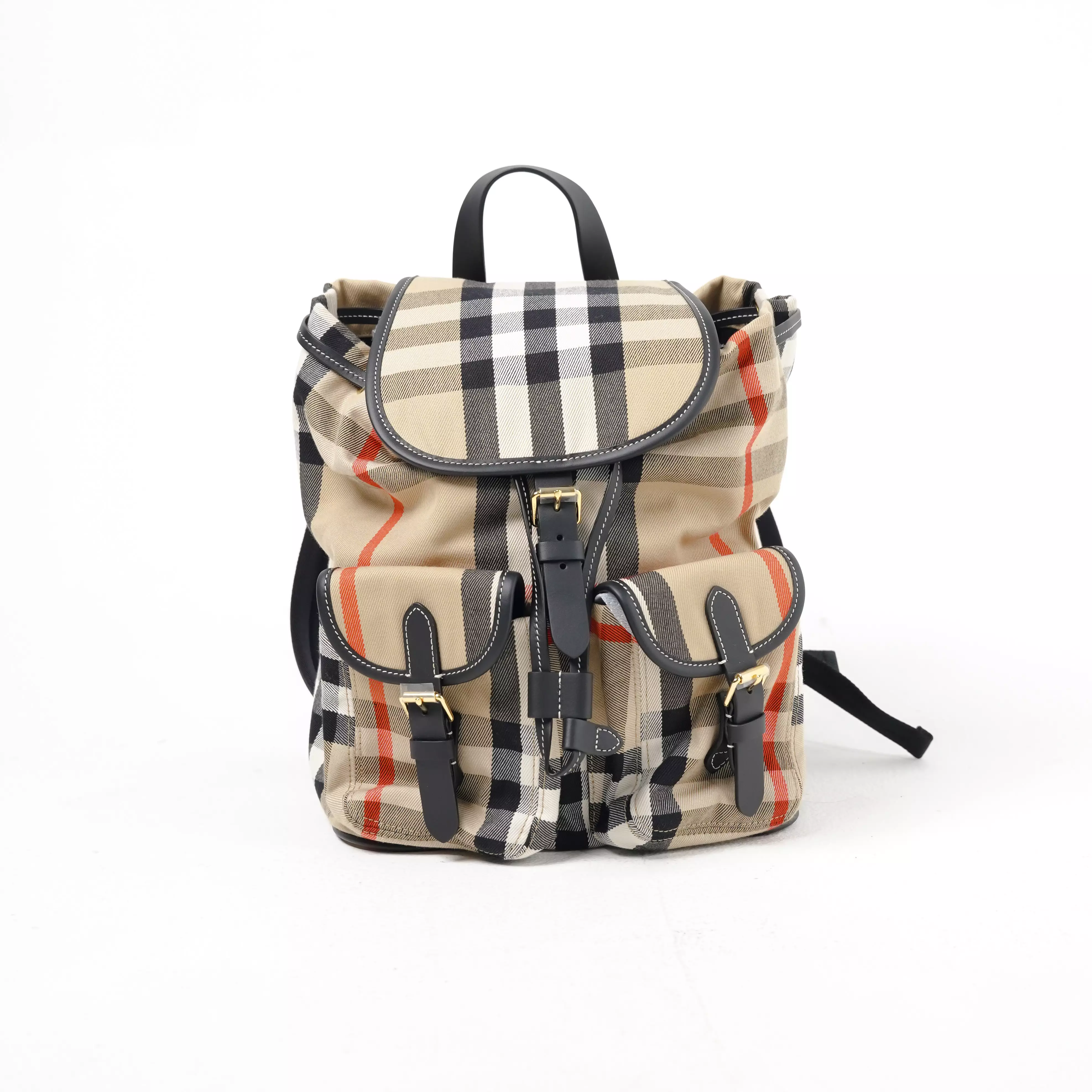 Tas BURBERRY ENFIELD CHECK BROWN BACKPACK 100% ORIGINAL
