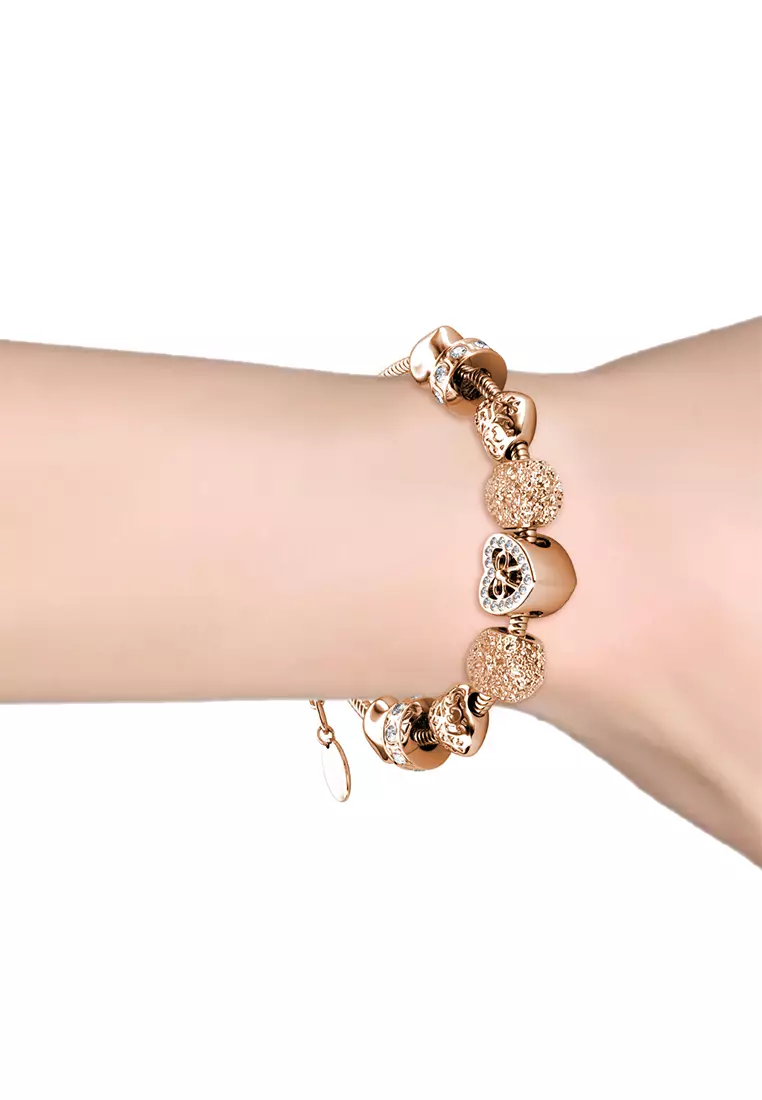 Isabella Charm Bracelet - Gelang Crystal by Her Jewellery