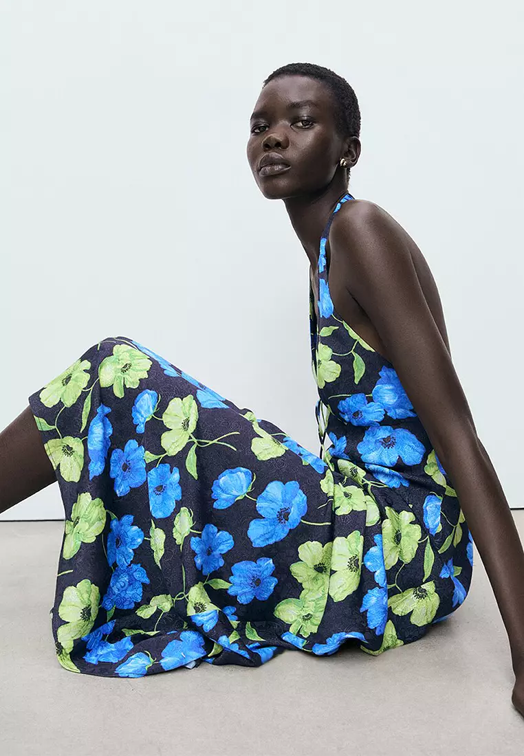 Buy Mango Long Floral-Print Dress 2025 Online ZALORA