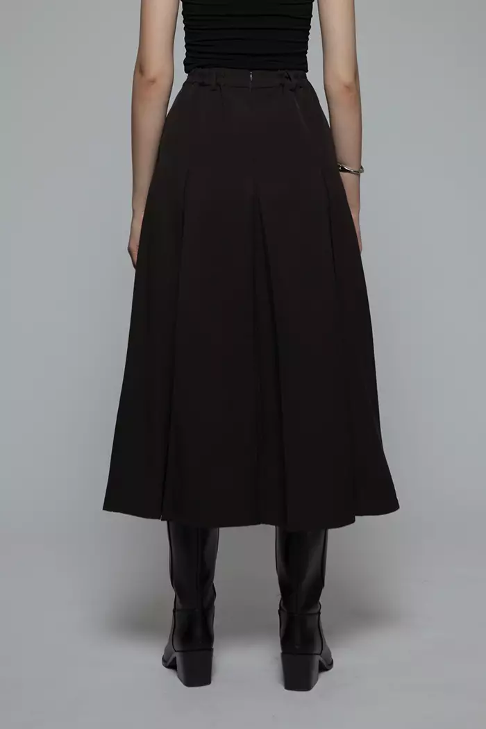 COTTONINK Studio - Bawahan Rok Wanita Brown Brisa #StudioEssentials