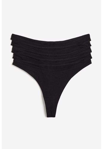 Buy Hu0026M 5-pack cotton thong briefs 2023 Online | ZALORA Singapore