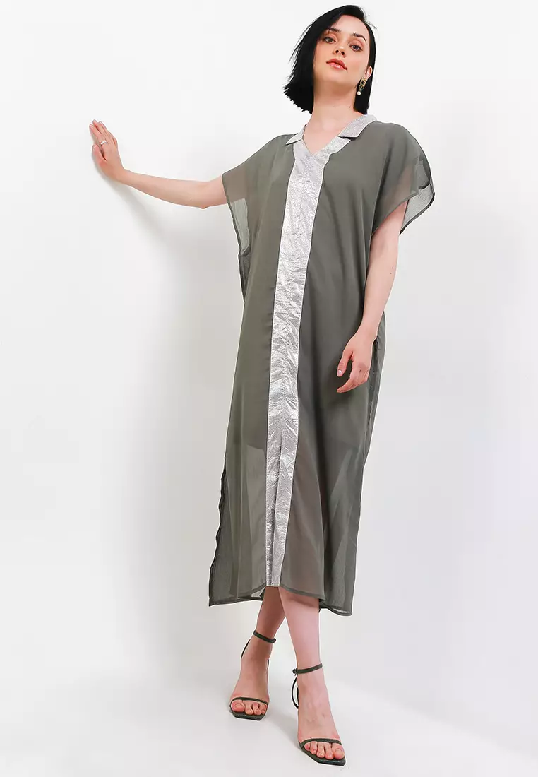 Chanira Phoenix Dress-Military Green