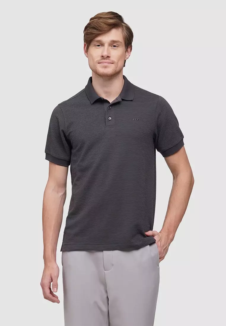 O.O.O. Textured Polo Shirt