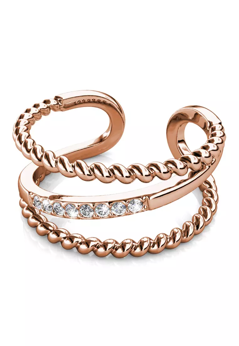 Jennifer Ring Embellished with SWAROVSKI® crystals