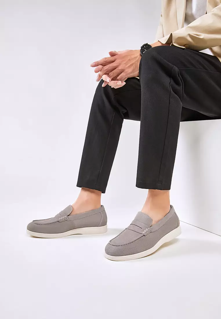 Cow Suede Penny Loafers KB8848-2