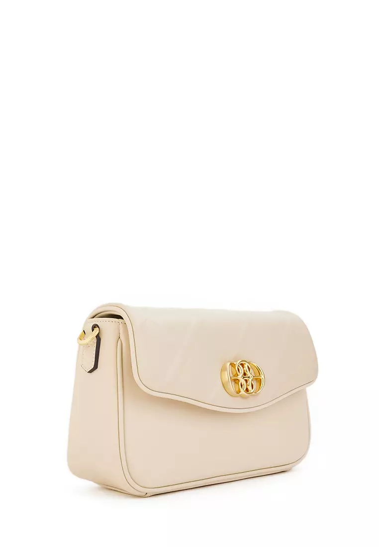 Beige Lean Small Crossbody Bag