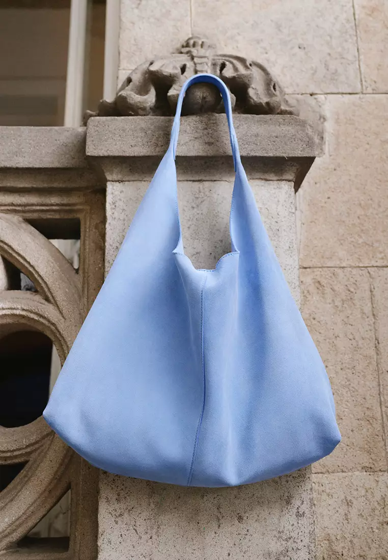 Large Suede Tote Bag