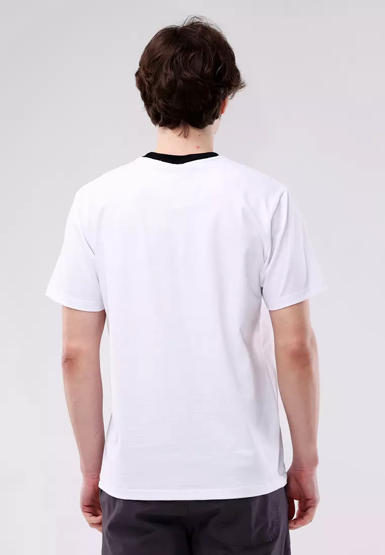 Round Neck Crazylines Short Sleeve