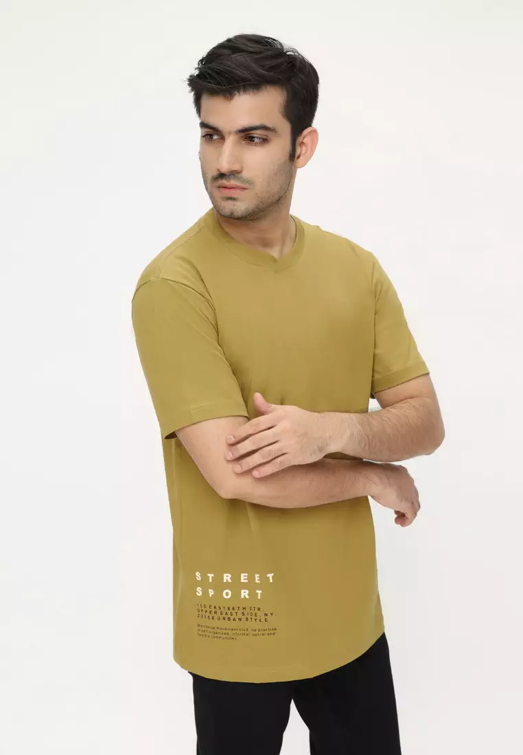 NX T-Shirt Cotton Combed Tebal Pria 207470111