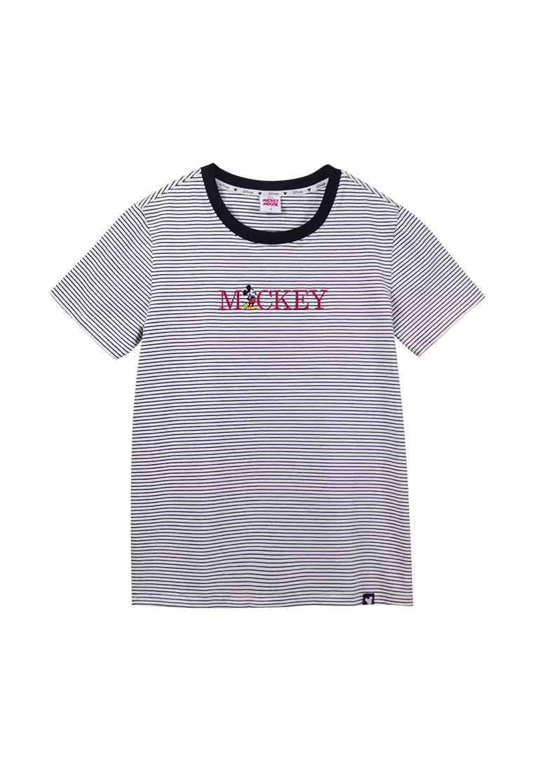 Mickey mouse striped shirt hot sale