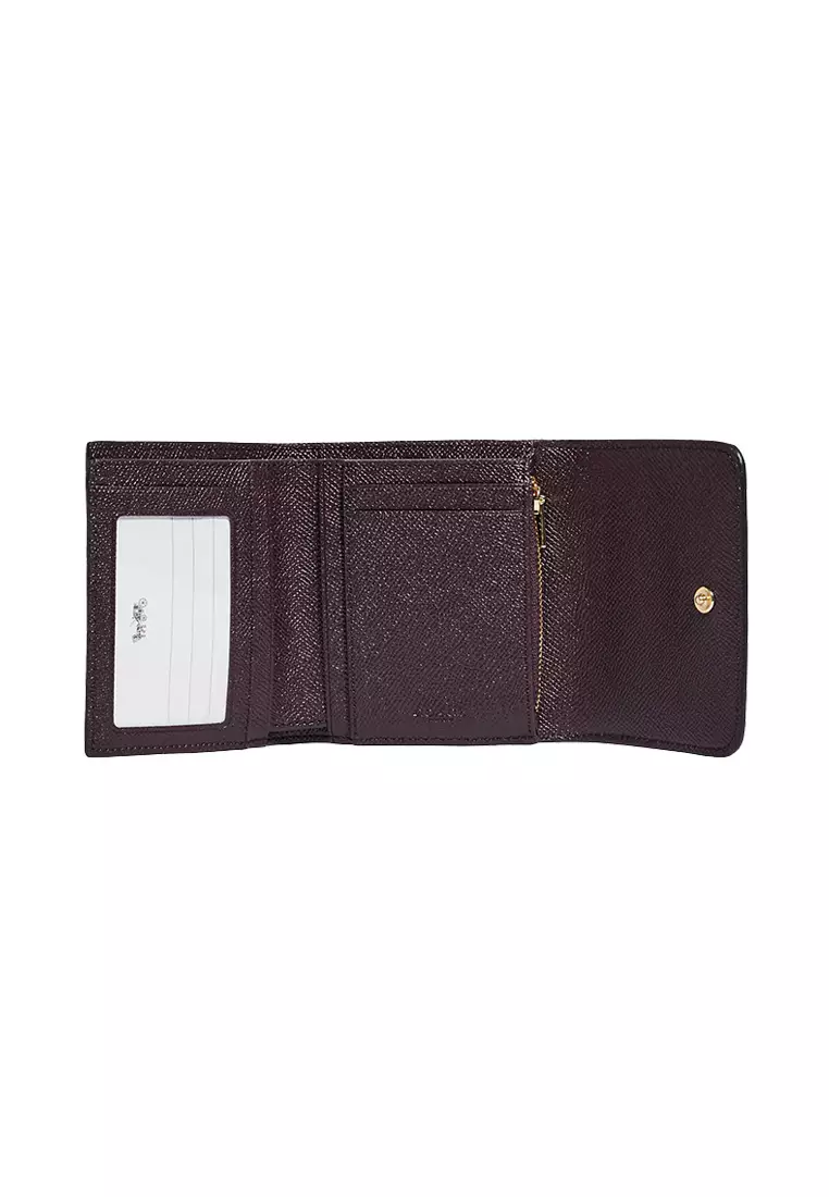Black coach trifold discount wallet