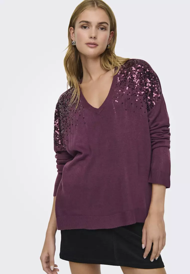 Starry Knitted Pullover