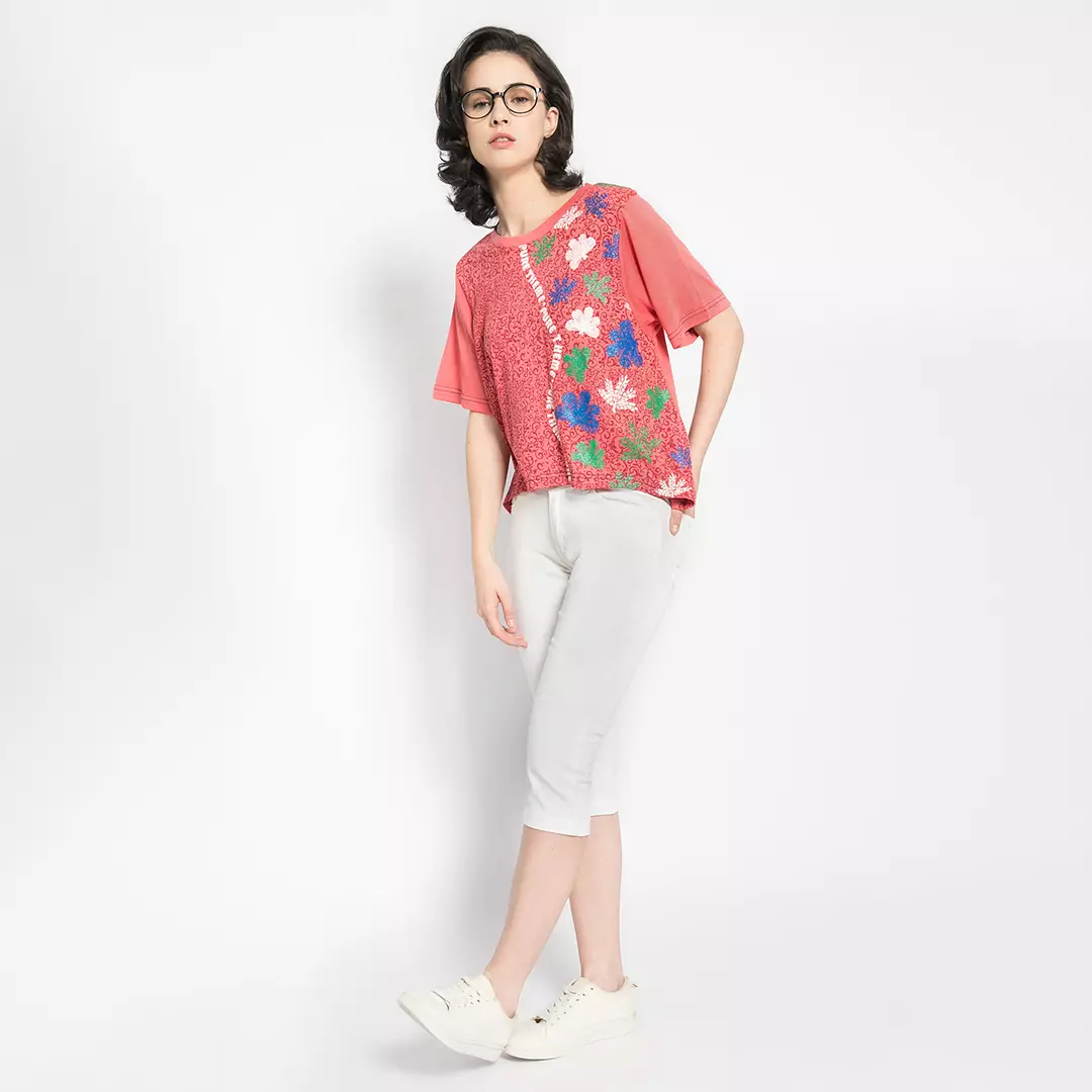 LGS - Celana Jeans Capri Wanita - Celana Pendek - Putih - LCR.118.660.841.C