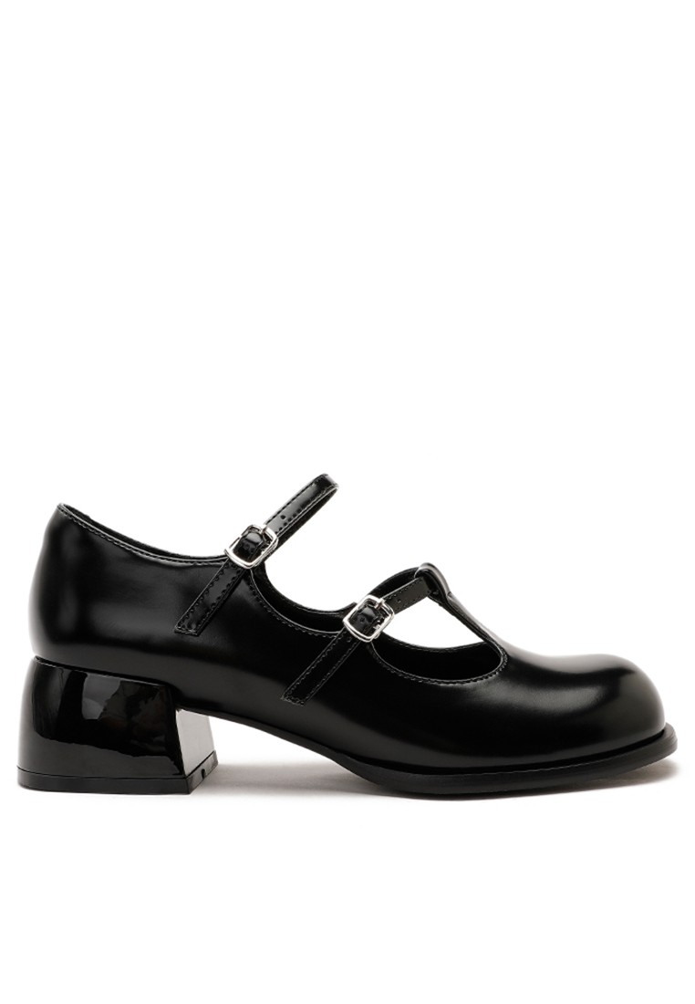 4CM T-Strap Patent Leather Mary Jane Shoes TE3902-5