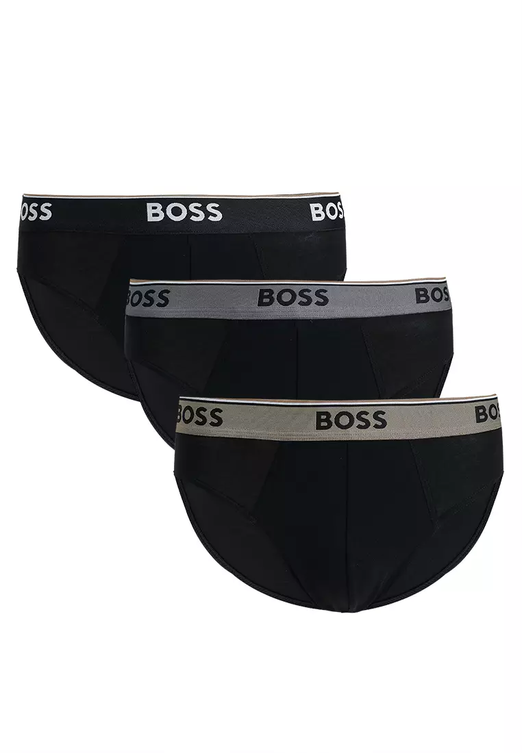 Jual BOSS Regular Rise Briefs 3 Pack - BOSS Bodywear Original 2026 ...