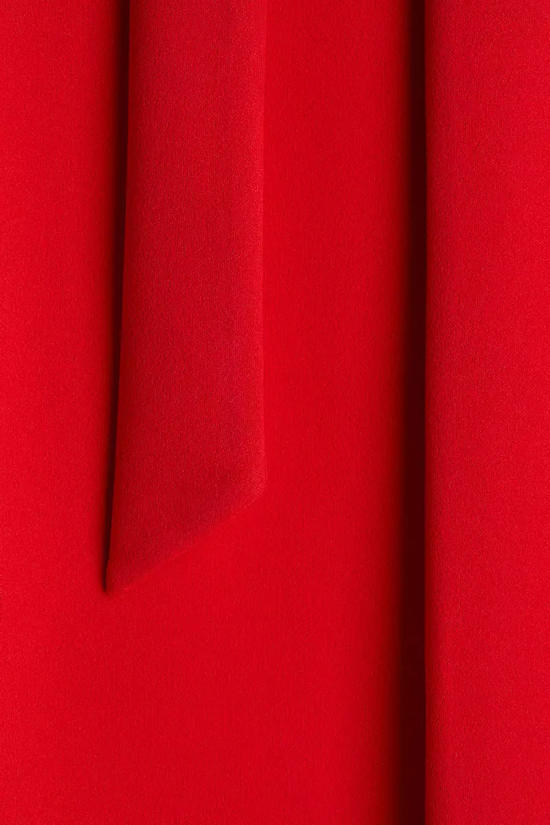 Bodycon dress with scarf