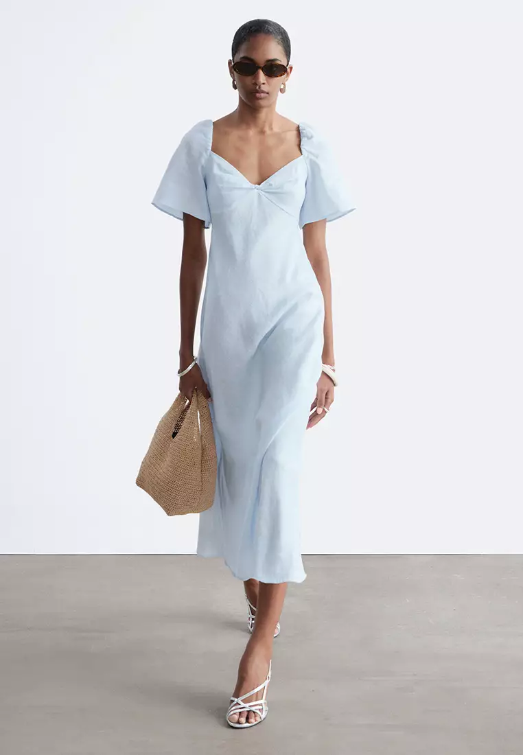Linen Midi Dress