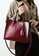 Twenty Eight Shoes red Vintage Faux Leather Tote Bag DP910 E785BACF41DAA6GS_3