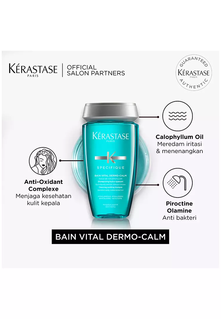 Kerastase Bain Vital-Dermo Calm 250ml Shampoo Kulit Sensitive