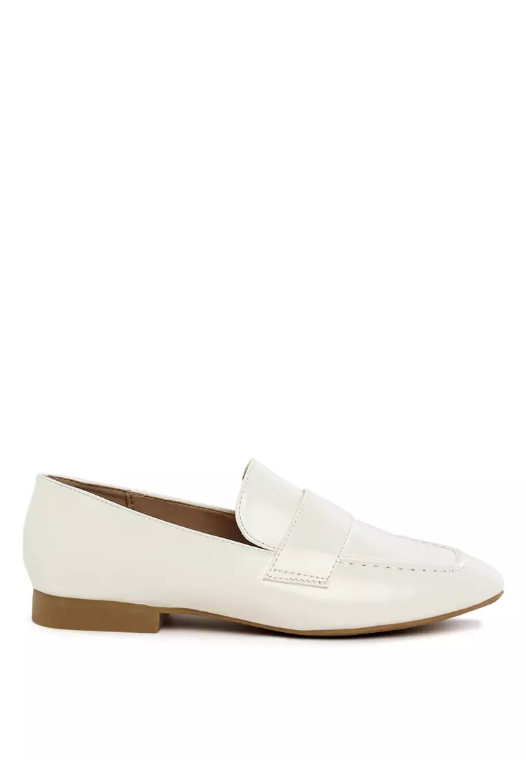 Discount on London Rag  shoes - SKU: Flat Heel Loafers In Off White