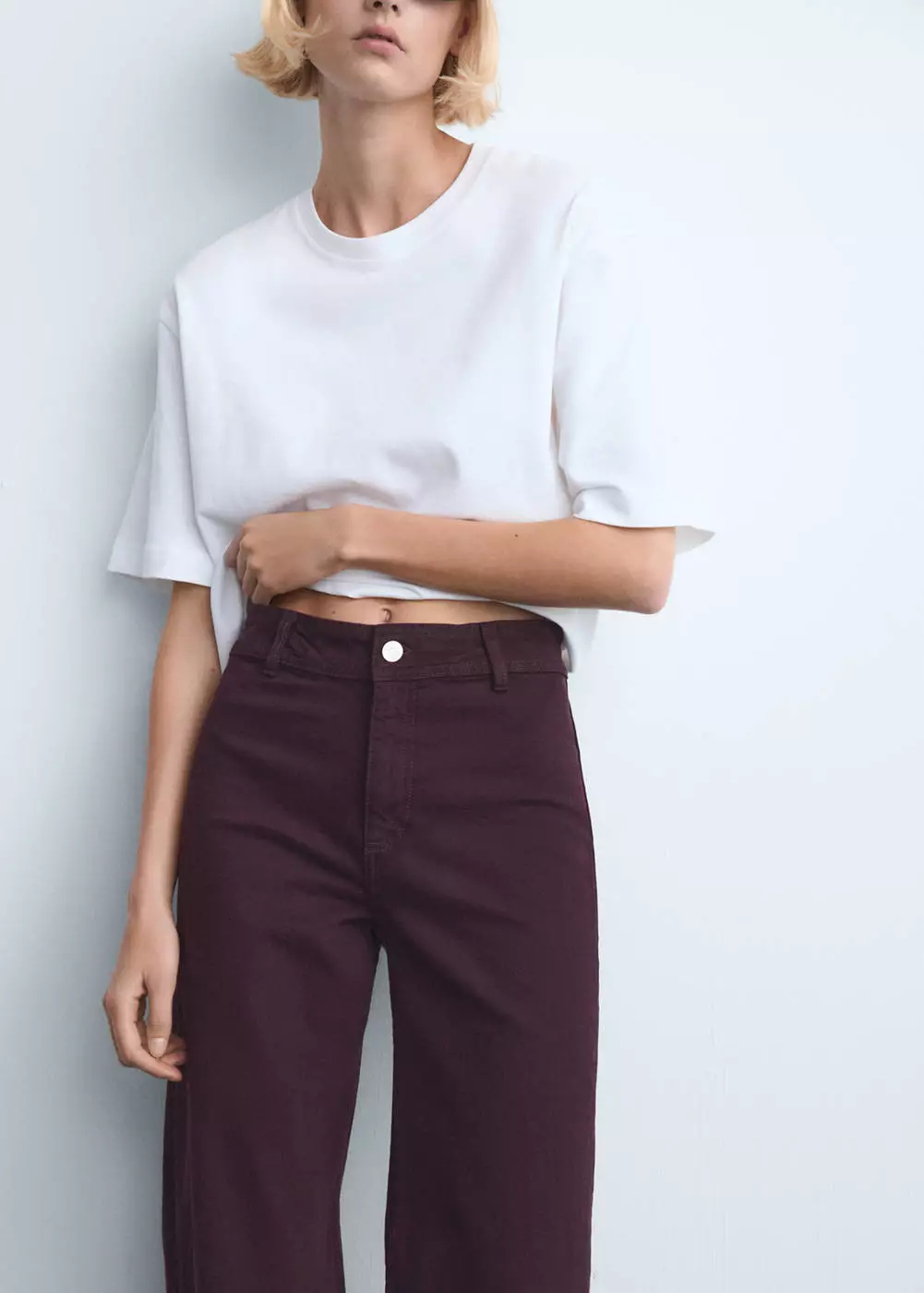 Jeans high-rise kulot Catherin