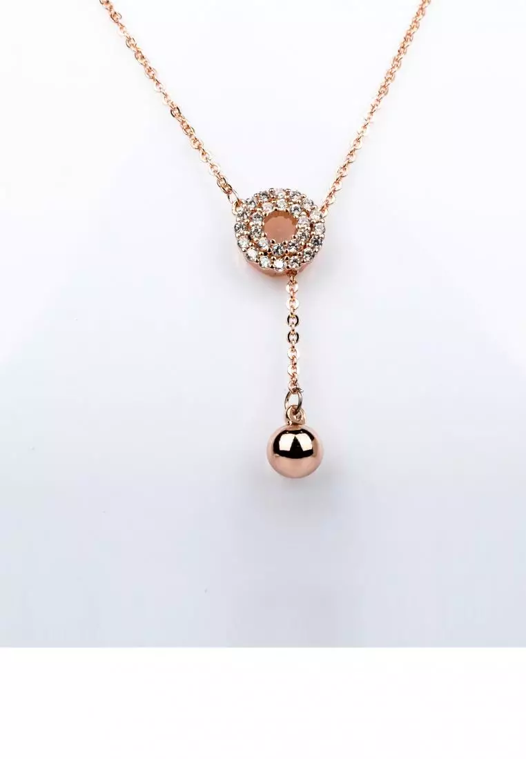 Buy Mikana 18k Rose Gold Plated Moyumi Pendant Necklace 2024 Online ...